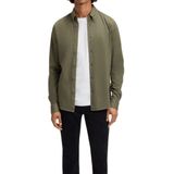 Boss - Myjersey Overhemd - Blauw - Katoen