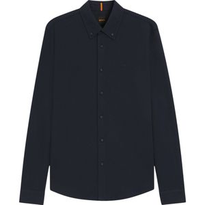 BOSS - Myjersey Overhemd - Blauw - Katoen