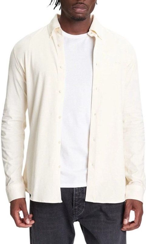 BOSS ORANGE - 10260293 - Overhemd - Ecru - Zachte Stof