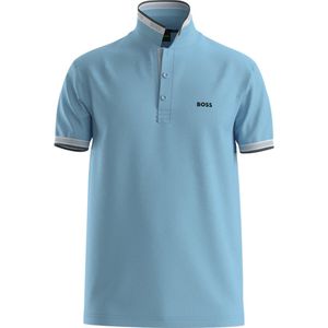BOSS Shirt 'Paddy'  marine / lichtblauw / wit