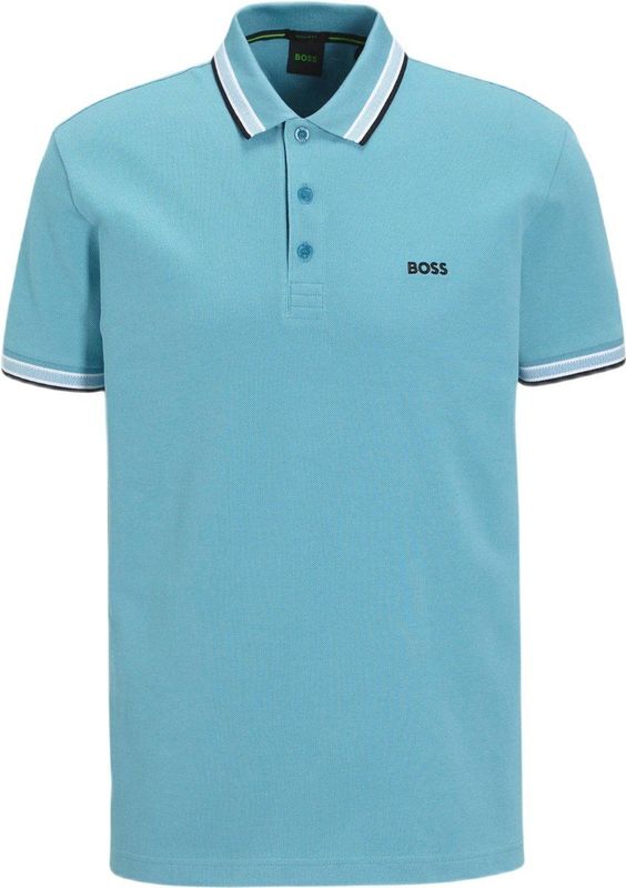 Hugo Boss poloshirt korte mouw blauw