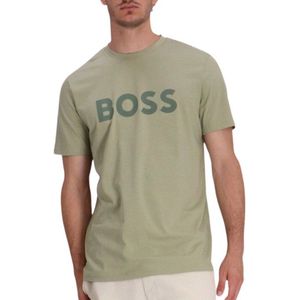 Boss Orange - T-shirt Thinking - Kleur: Open Green - Materiaal: katoen