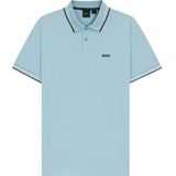 Poloshirt - Light/Pastel Blue - Met Polokraag - 2-Knoopsmodel