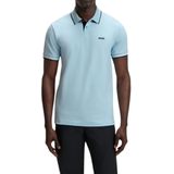 Poloshirt - Light/Pastel Blue - Met Polokraag - 2-Knoopsmodel