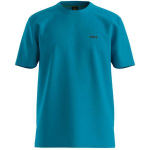 Hugo - T-shirt - Blauw - Katoen