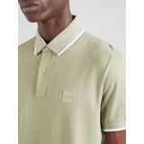 BOSS - Poloshirt - Open Green - Katoen - Met BOSS Badge