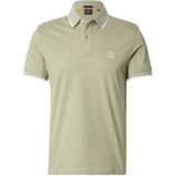 BOSS - Poloshirt - Open Green - Katoen - Met BOSS Badge