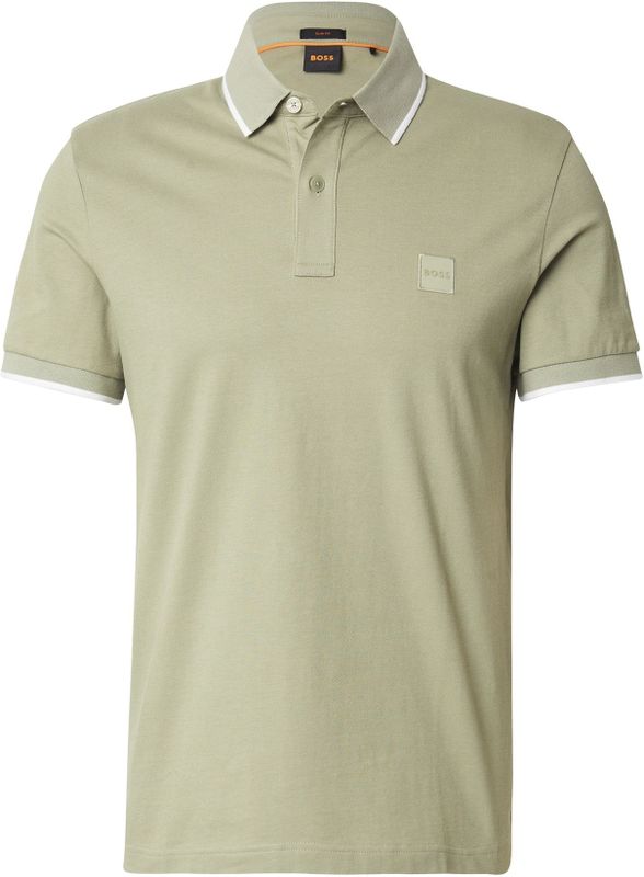 BOSS - Poloshirt - Open Green - Katoen - Met BOSS Badge