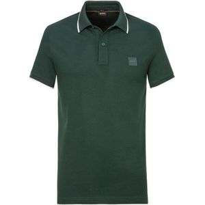 BOSS - Poloshirt - Open Green - Katoen - Met BOSS Badge
