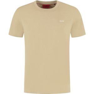 Hugo - T-shirt - Beige - Katoen