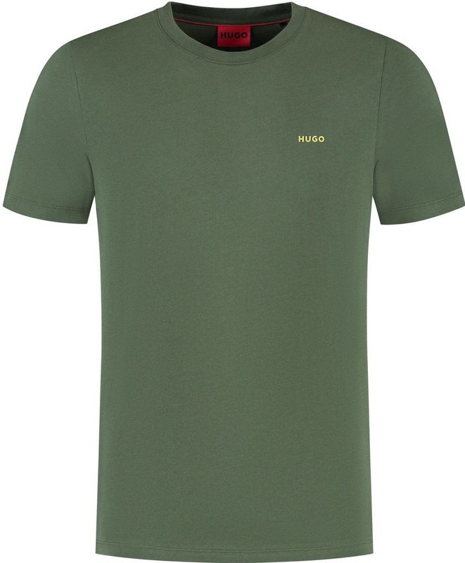 HUGO - DERO - T-shirt - Regular Fit - Effen - Puur Katoen