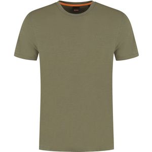 Hugo Boss - T-shirt - Groen - Katoen