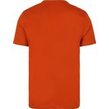 Hugo Boss - T-shirt - Oranje - 100% Katoen - Rechte Pasvorm