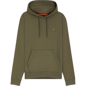 Boss Orange - Wetalk - Hoodie - Open Green - Met Geborduurd Merkembleem