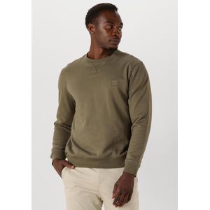 Hugo Boss - Westart - Sweater - Donkergroen - Katoenmix