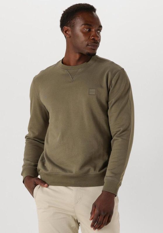 Hugo Boss - Westart - Sweater - Donkergroen - Katoenmix