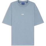 Hugo - Nalono 10250555 - T-shirt - Blauw - Korte Mouwen