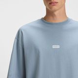 Hugo - Nalono 10250555 - T-shirt - Blauw - Korte Mouwen