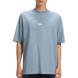 Hugo - Nalono 10250555 - T-shirt - Blauw - Korte Mouwen