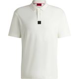 HUGO Red - Deabono_D - Polo - Beige - Korte Mouw