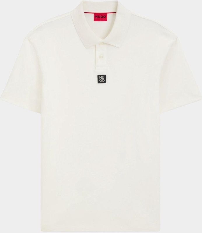 HUGO Red - Deabono_D - Polo - Beige - Korte Mouw