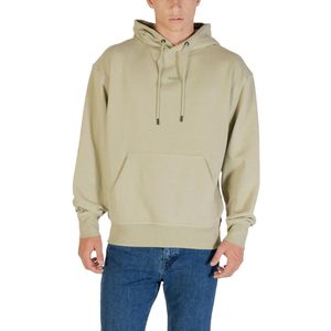 Boss - Sweatshirt - Groen - Kap - Katoen