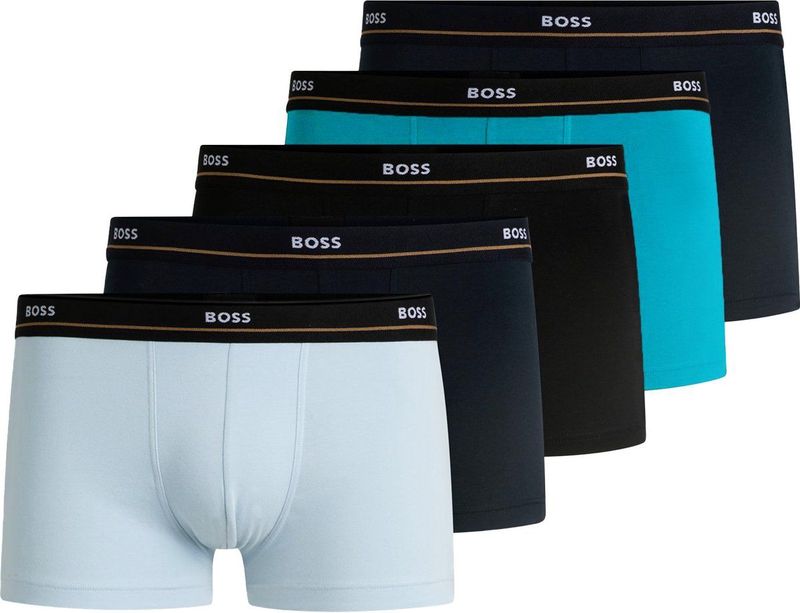 HUGO BOSS ONE trunks (3-pack), heren boxers kort, multicolor