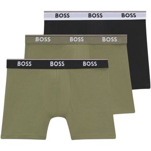 BOSS - 50531691 - Boxerslips - Zwart, Blauw, Grijs - 3 Pack - Katoen