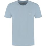 Basic T-shirts - Blauw - Katoen - Set van Drie