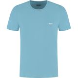 Basic T-shirts - Blauw - Katoen - Set van Drie