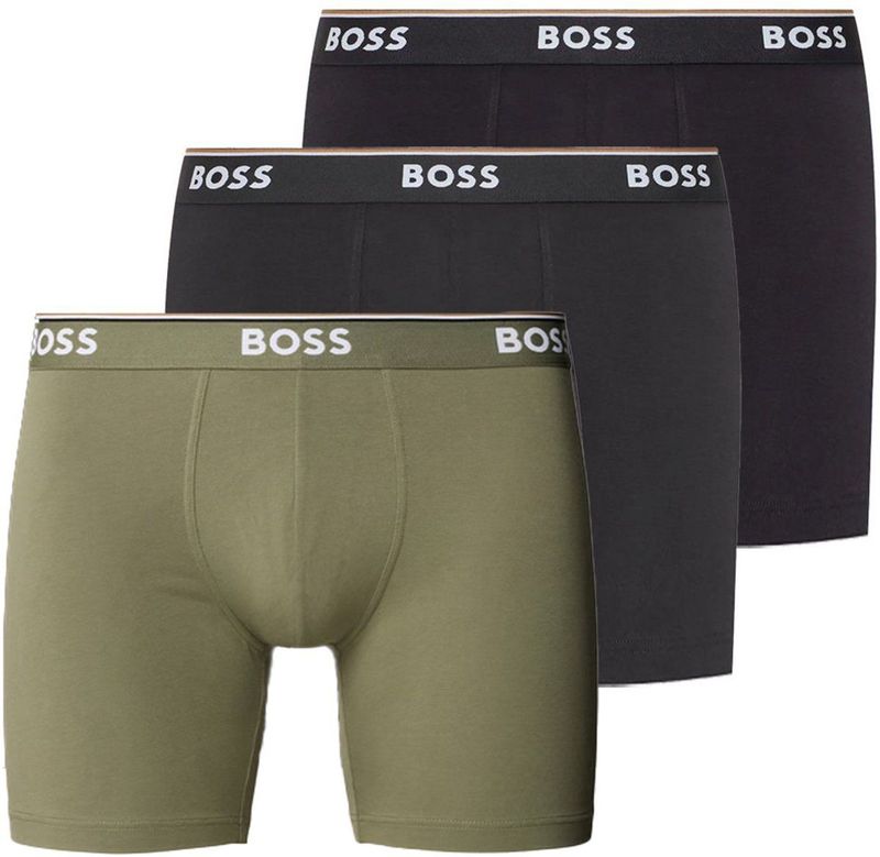 BOSS - Power - Boxershorts - 3-Pack - Zwart - Katoen