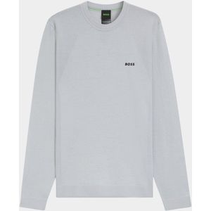 BOSS Green - K_Momentum-Lite - Pullover - Grijs - 60% Katoen 40% Polyester