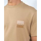 Hugo Boss - Dusplito - T-shirt - Beige - Regular Fit