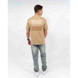Hugo Boss - Dusplito - T-shirt - Beige - Regular Fit