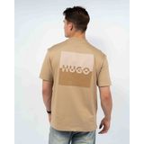 Hugo Boss - Dusplito - T-shirt - Beige - Regular Fit