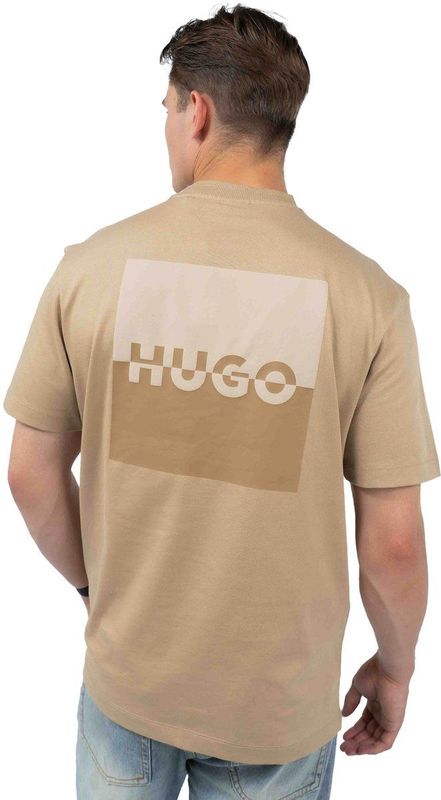 Hugo Boss - Dusplito - T-shirt - Beige - Regular Fit