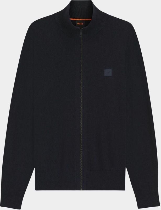Boss - Kanozip - Schipperstrui - Donkerblauw