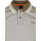 BOSS - Polo - Groen - Longsleeve polo