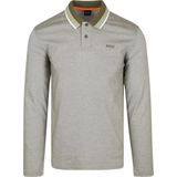 BOSS - Polo - Groen - Longsleeve polo