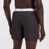 Zwembroek - Dark Grey - Elastisch - Met Koord - Achterzak