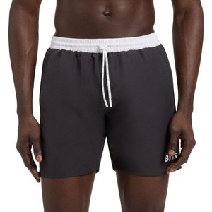 Dark Grey - Zwembroek - Elastisch - Met Koord - Met Achterzak