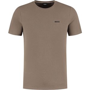 BOSS - Pyjama Top - Medium Brown - Waffle T-Shirt