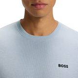 BOSS - T-shirt - Regular Fit - Wafellook - Katoenmix