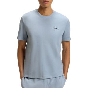 BOSS - T-shirt - Regular Fit - Wafellook - Katoenmix