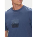 HUGO - Dusplit - T-shirt - Zwart - Katoen