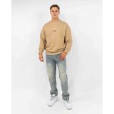 Dusplited - Sweatshirt - Zwart - Sweatstof - Ronde Hals - Logoprint