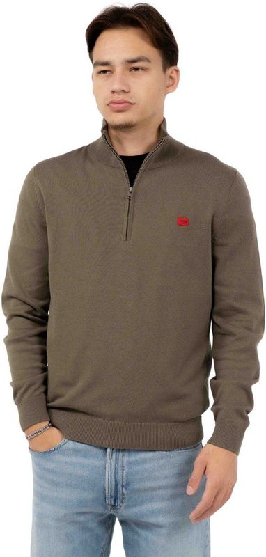 Hugo Boss - San Quintus - Trui - Grijs - 100% Katoen