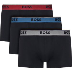 BOSS - Boxershorts - Regular Fit - Set van 3 - Effen - Mix van Katoen en Elastaan