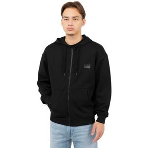 Hugo Boss - Delastomer Sweatshirt - Zwart - Katoenmix