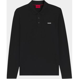 HUGO Red - Donoslong - Polo Korte Mouw - Zwart